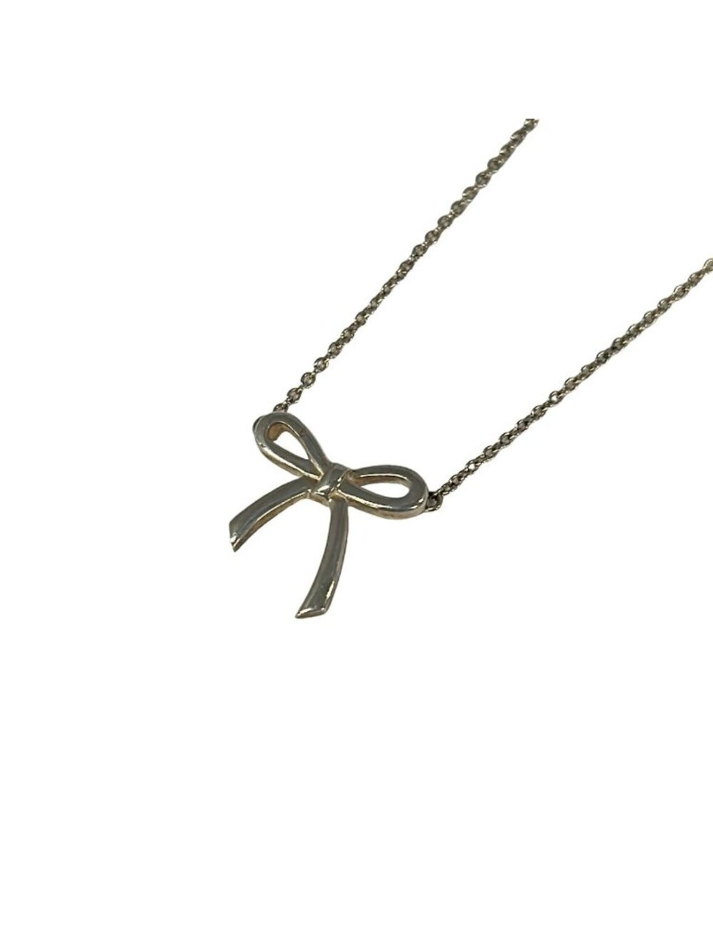 Tiffany & Co Necklace Silver Ribbon